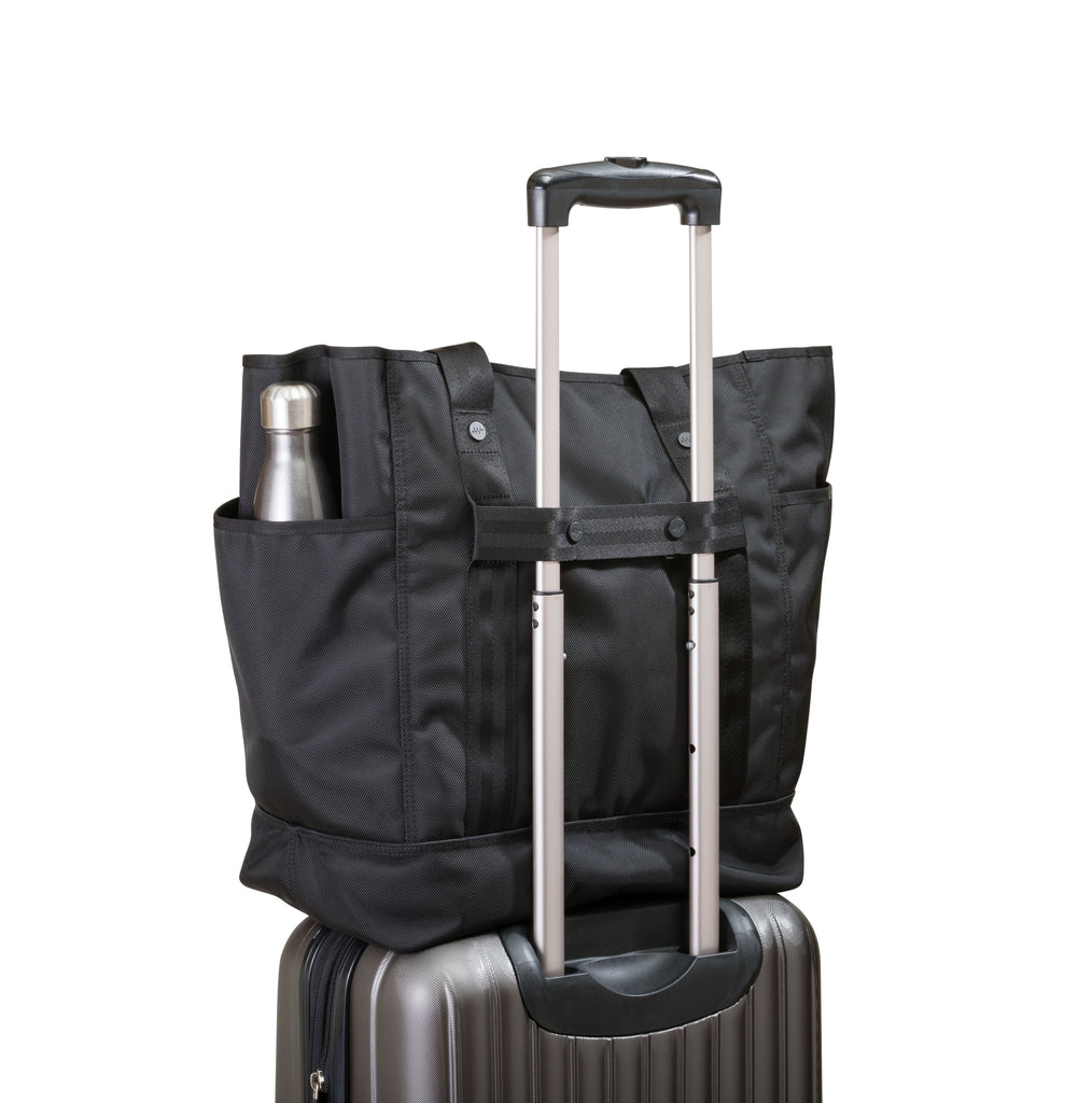 wheelbarrow bag on suitcase showing valet loop